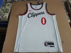 NBA 0 Westbrook Los Angeles Clippers 2024-25 Maillot blanc